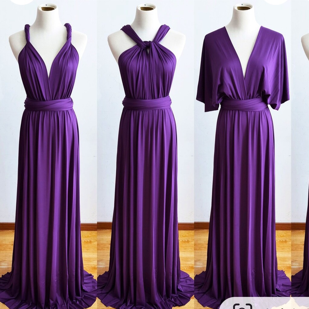 Purple Bridesmaid Dress